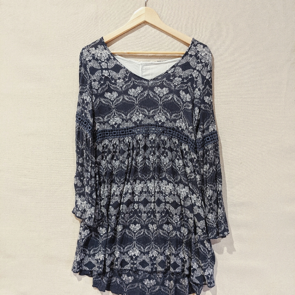 Cute boho tunic shirt with cut out details